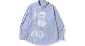 BAPE x Comme des Garcons Osaka Loose Fit Shirt Blue