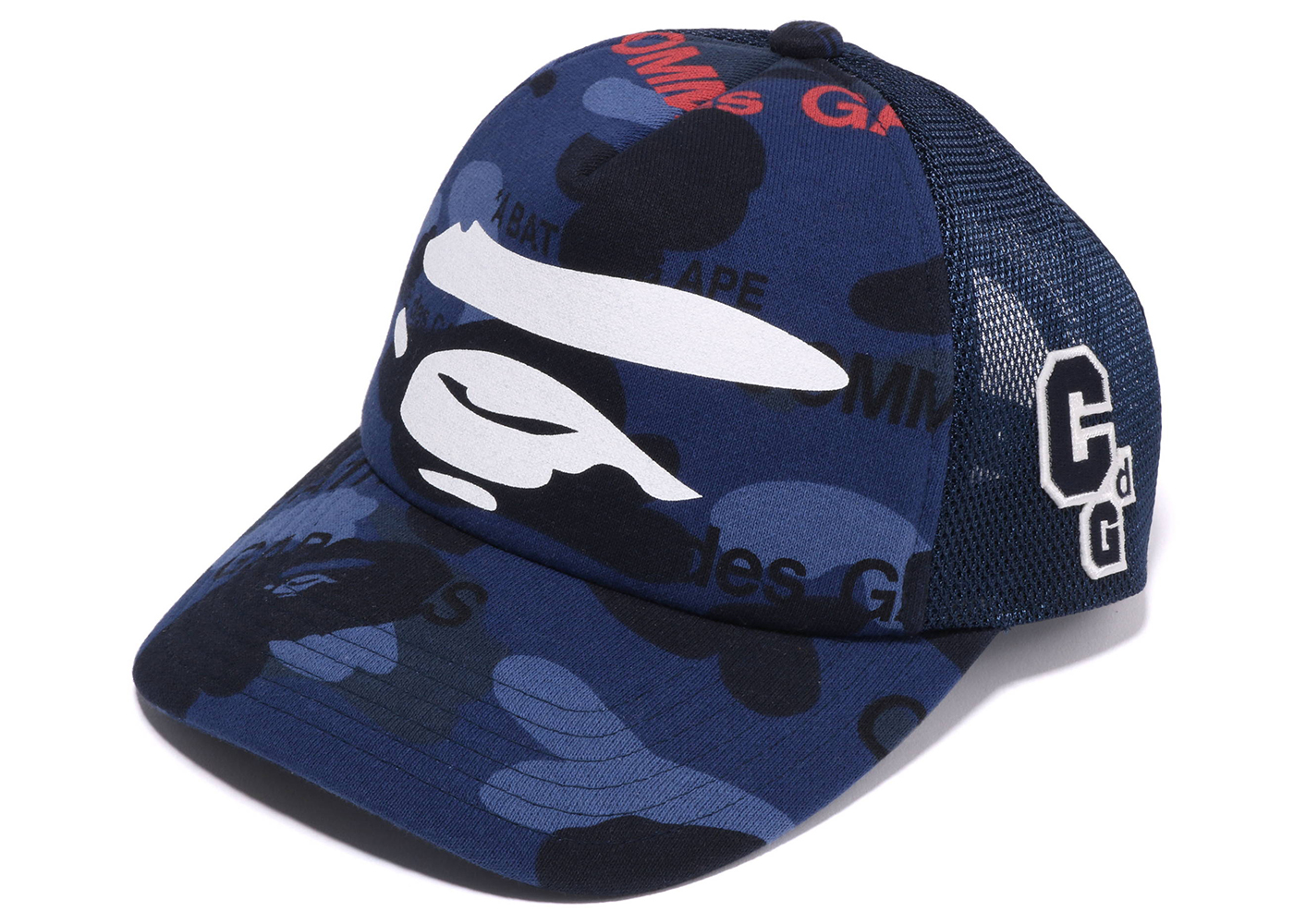 BAPE x Comme des Garcons Osaka Mesh Cap Navy - FW22 - GB