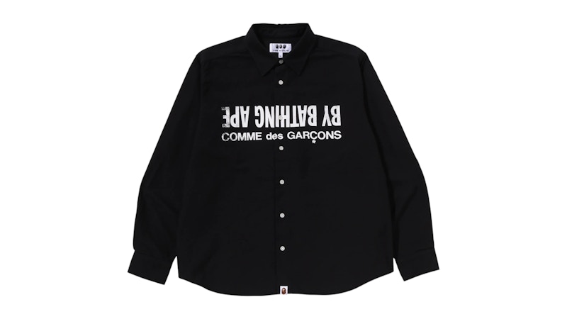 BAPE x Comme des Garcons Osaka Oxford Shirt (SS26) Black Men's - US