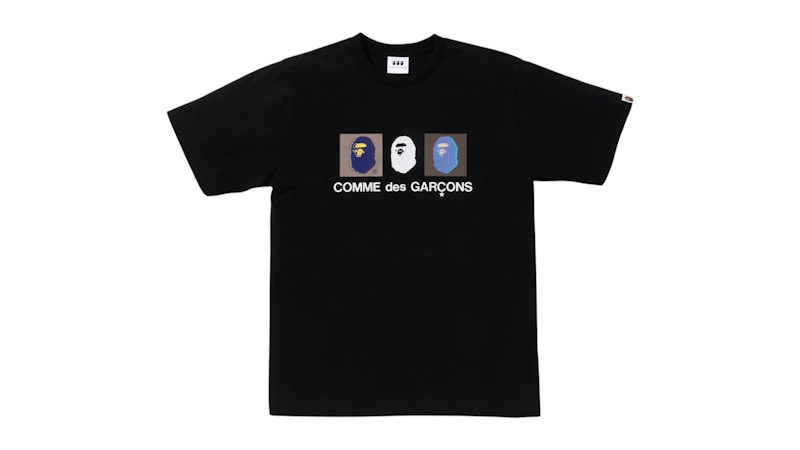 Men's BAPE x Comme des Garcons Osaka Screen Tee Shirt (SS26) in Black