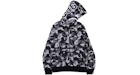 BAPE x Comme des Garcons Osaka Shark Full Zip Hoodie Black