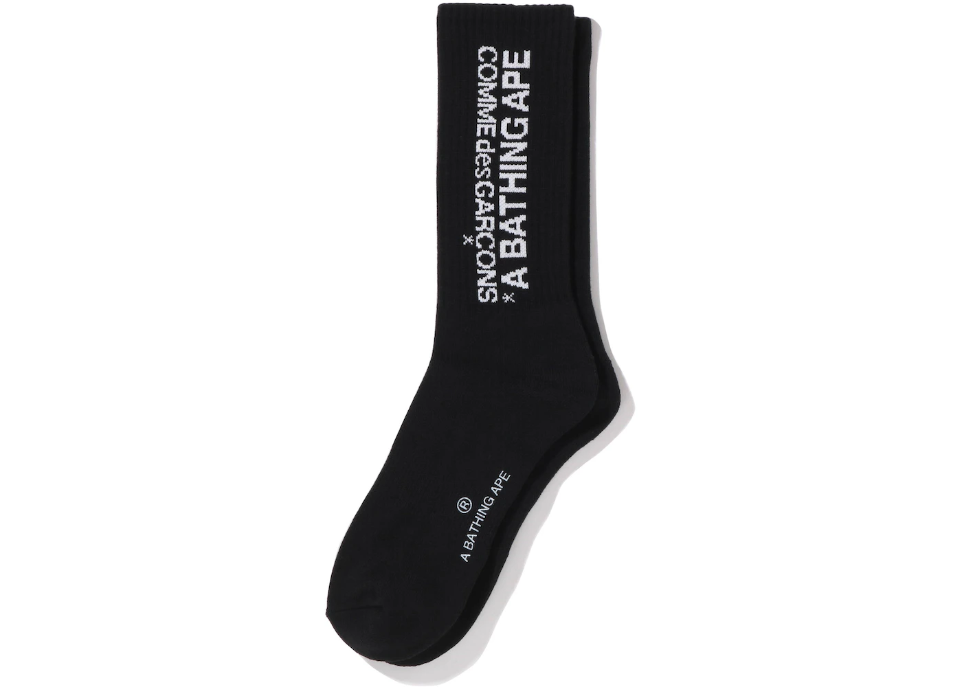 BAPE x Comme des Garcons Osaka Socks Black Men's - SS22 - US