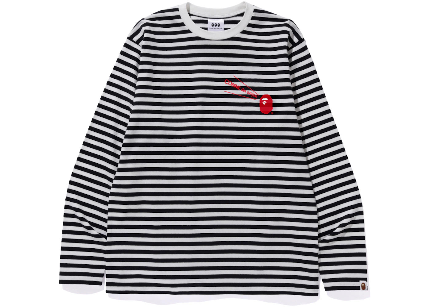 BAPE x Comme des Garcons Osaka L/S Tee Black - SS20 Men's - US