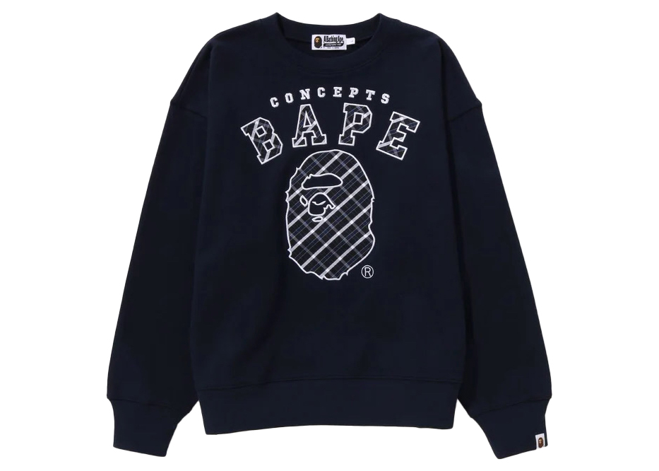 BAPE x Concepts Crewneck Navy Men's - FW23 - GB