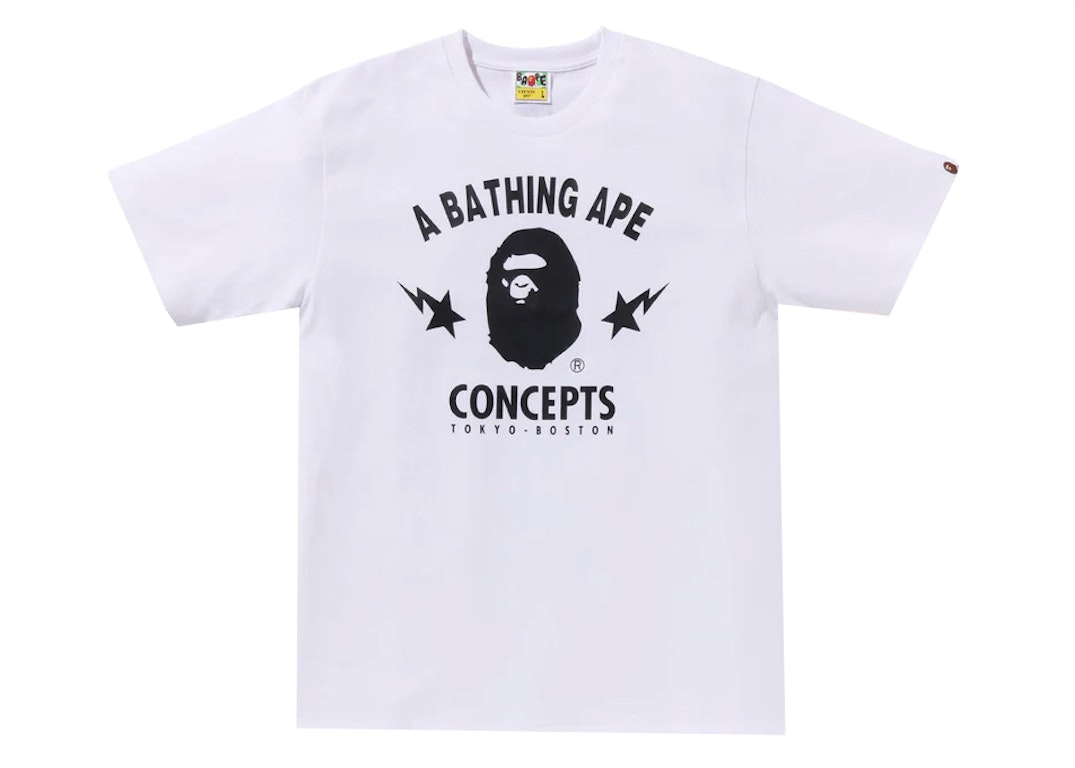 Pre-owned Bape X Concepts Tee White