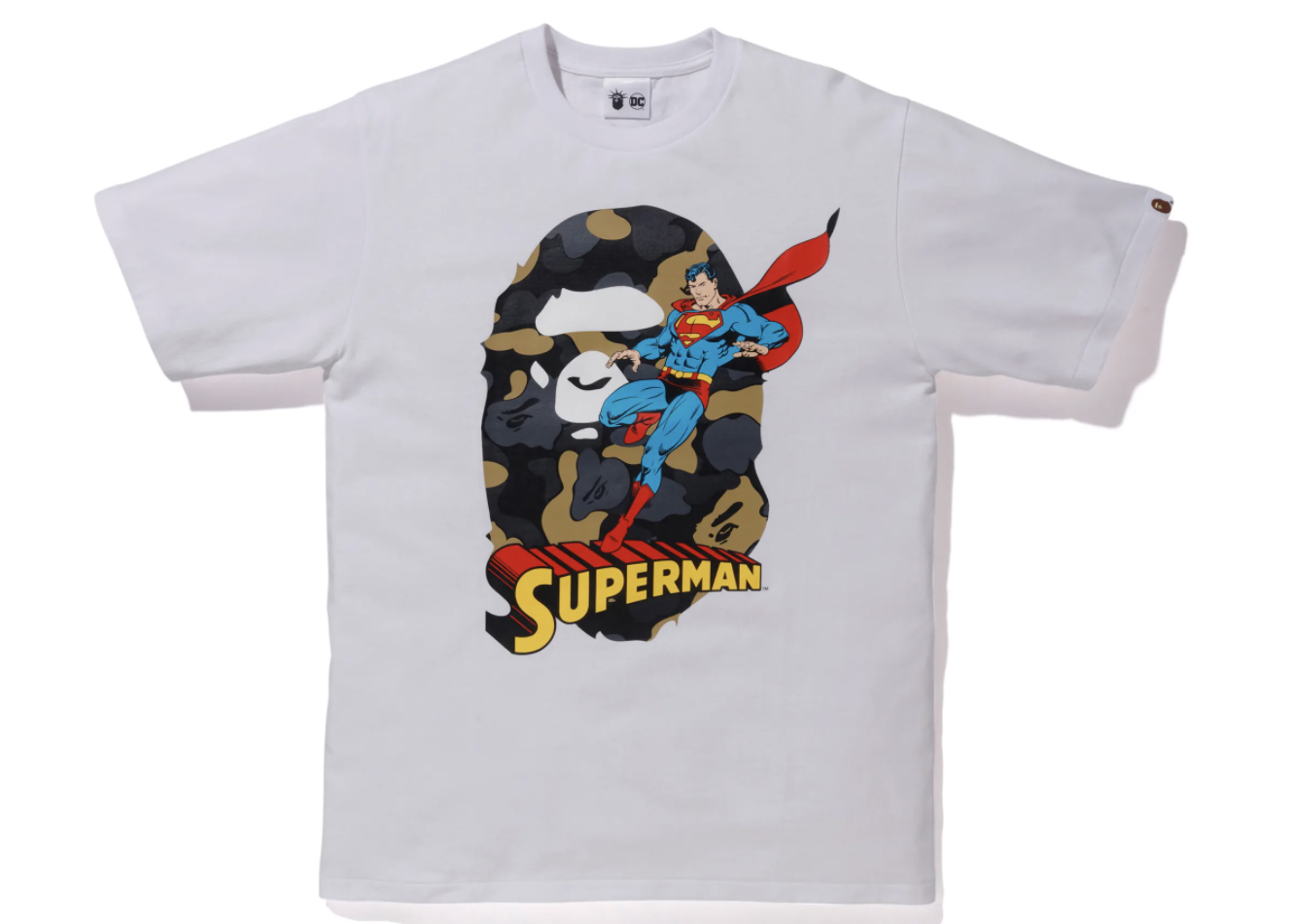 BAPE x DC Ape Head Superman Tee White メンズ - FW20 - JP