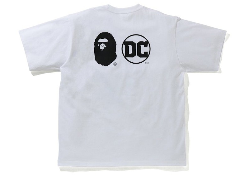 BAPE x DC Baby Milo Superman Relaxed Fit Tee White Men's - SS21 - US