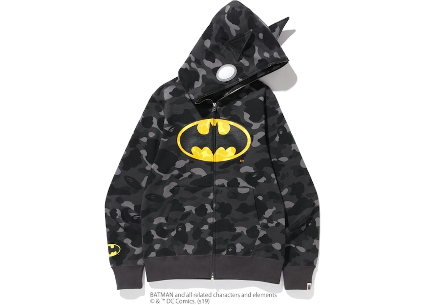 Bape x dc batman hoodie Clearance