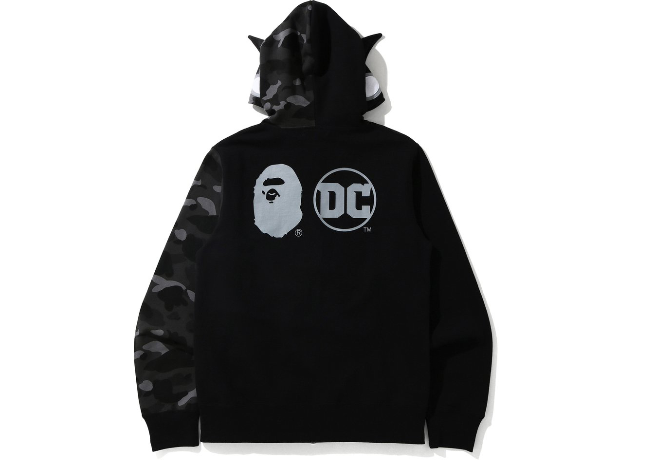 Bape batman hoodie hot sale with ears