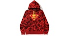 BAPE x Sudadera con capucha DC Superman Camuflaje Rojo