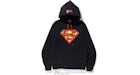 BAPE x Sudadera con capucha DC Superman Negro