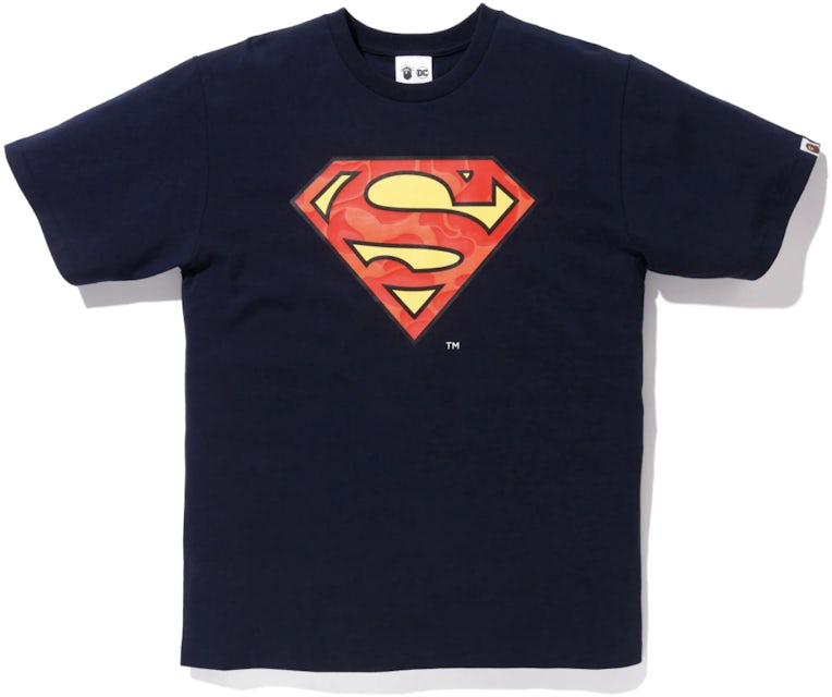 Camiseta Superman de hombre Logo Navy