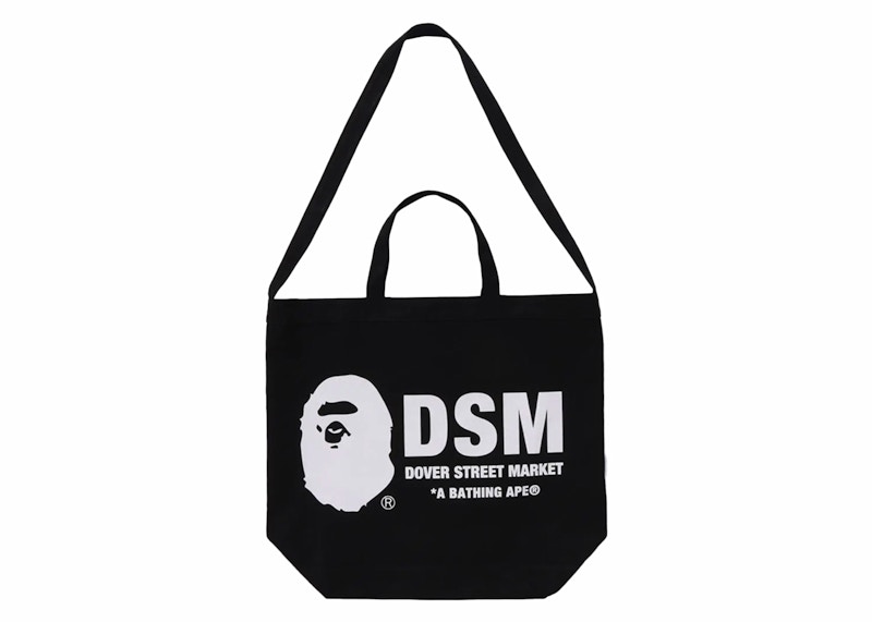 Pre-owned Bape Men's  X Dsm Tote Bag In Black