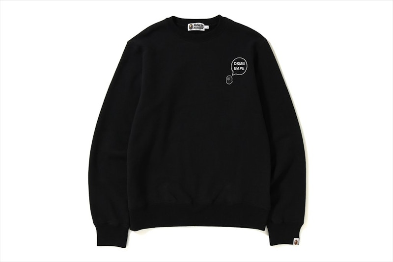 BAPE x DSMG 2 Crewneck Sweatshirt Black Men's - SS20 - US