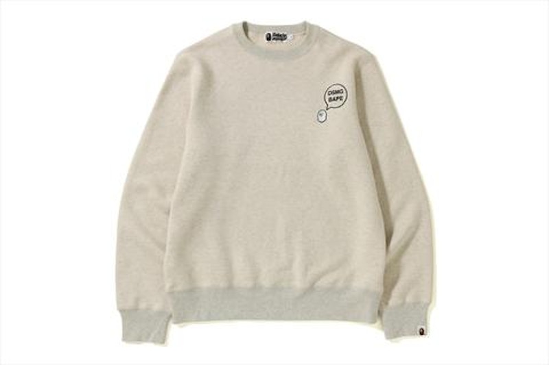 BAPE x DSMG 2 Crewneck Sweatshirt Natural Men's - SS20 - US