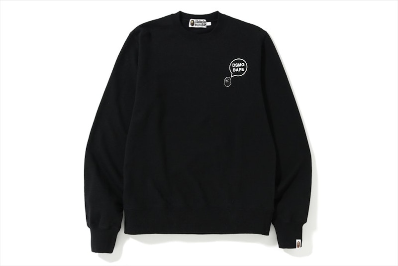 BAPE x DSMG Crewneck Sweatshirt Black Men's - SS20 - US