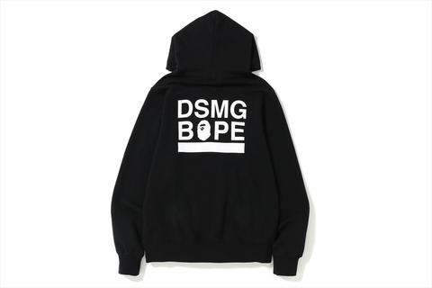 BAPE x DSMG Pullover Hoodie Black Men's - SS20 - US