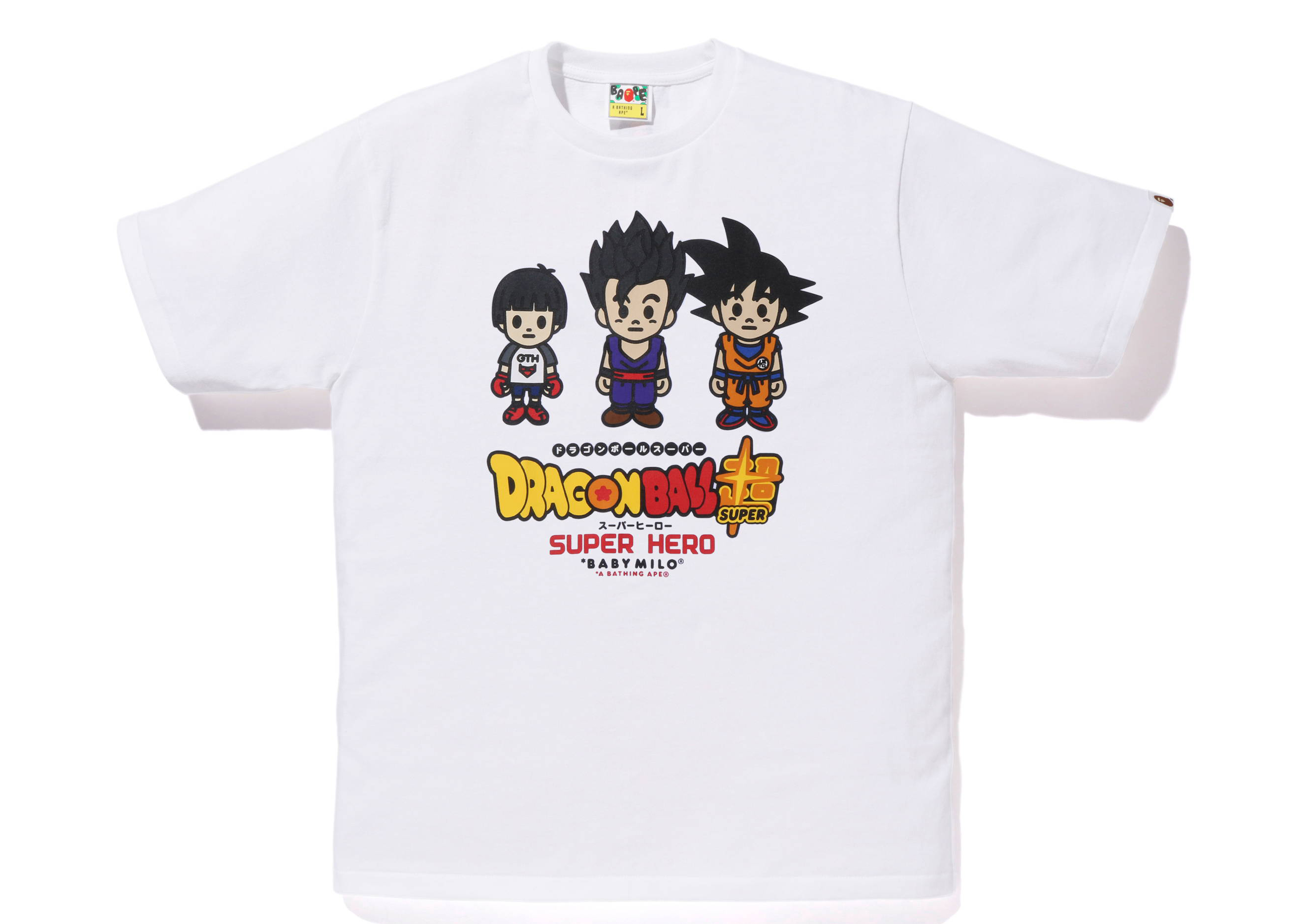 BAPE x Dragon Ball Super Pan & Son Gohan & Son Goku Baby Milo 