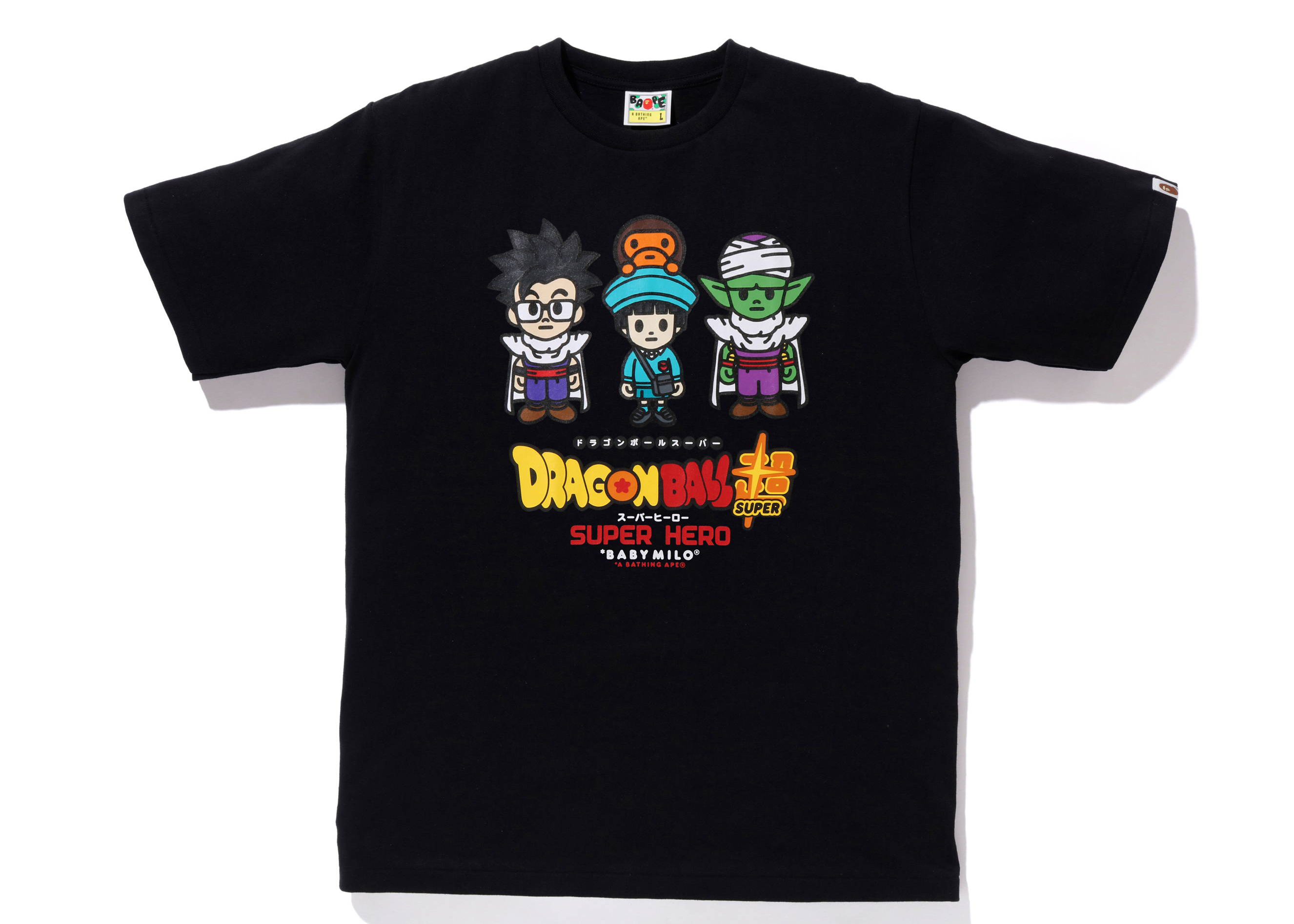 ドライブBAPE DRAGON BALL Z スーパーヒーロー　ドラゴンボール　ベイプ Tシャツ/カットソー(半袖/袖なし)