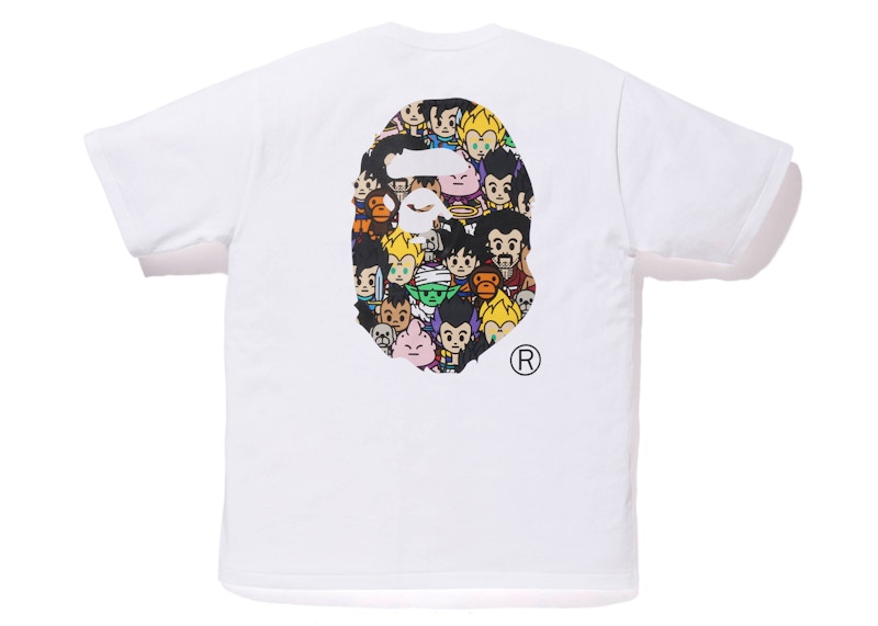 BAPE x Dragon Ball Z Ape Head Tee White