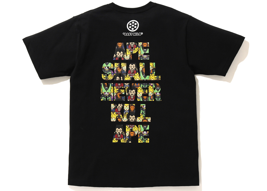 BAPE x Dragon Ball Z Baby Milo Asnka Tee Black Men's - SS20 - US