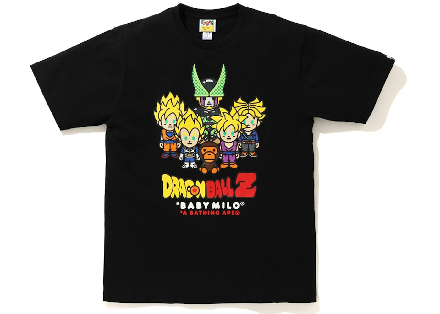 Bape X Dragon Ball Z Baby Milo Super Saiyan Cell Tee Black Ss Bape X Dragon Ball Z Baby Milo Super Saiyan Cell Tee Black Ss