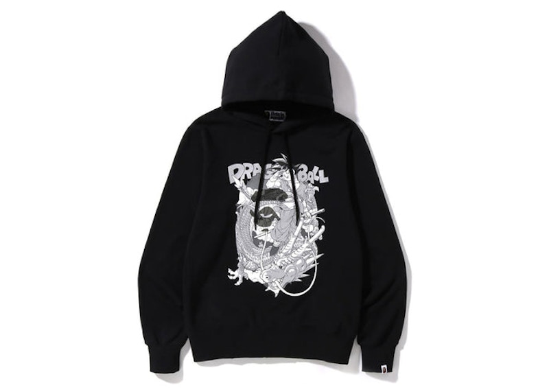 BAPE x Dragon Ball Z Pullover Hoodie Black Men's - SS22 - GB