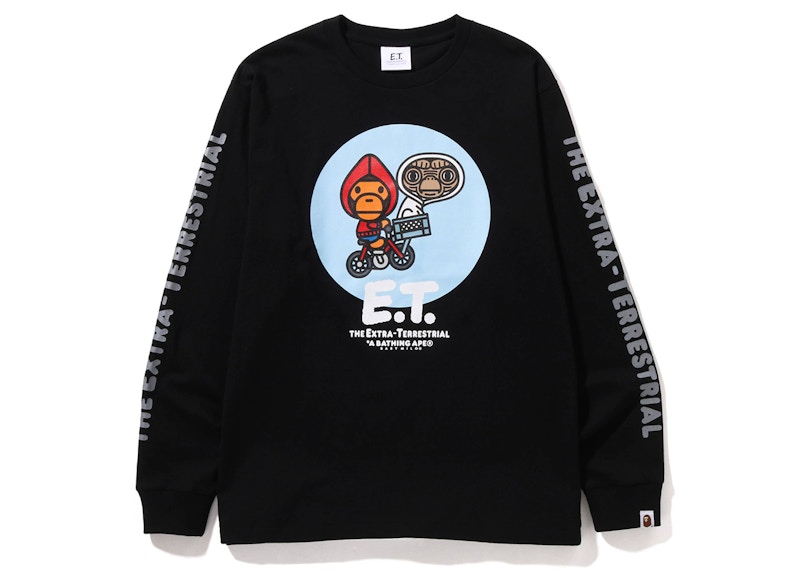 BAPE X Kids Baby Milo L/S Tee Black | forum.iktva.sa