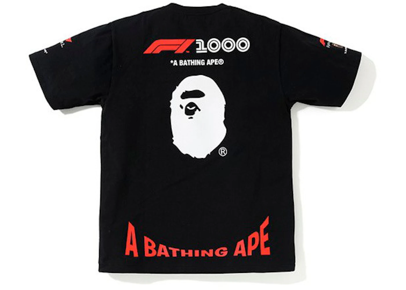 BAPE x F1 1000 Tee Black Men s SS19 US