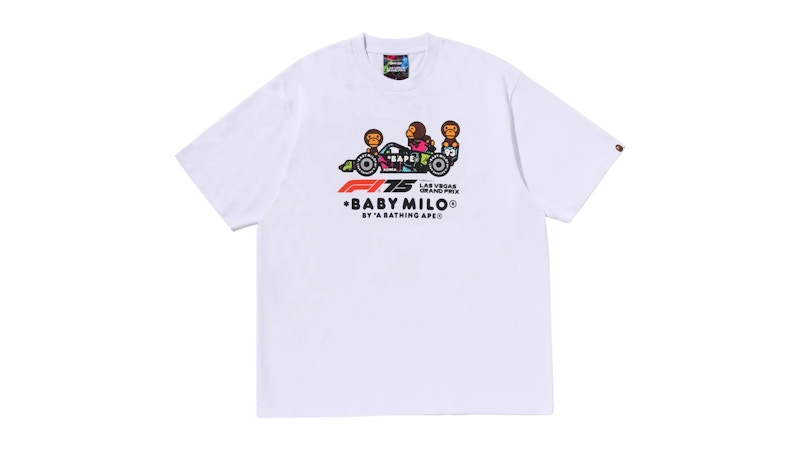 BAPE x F1LVMilo Relaxed Fit Tee White