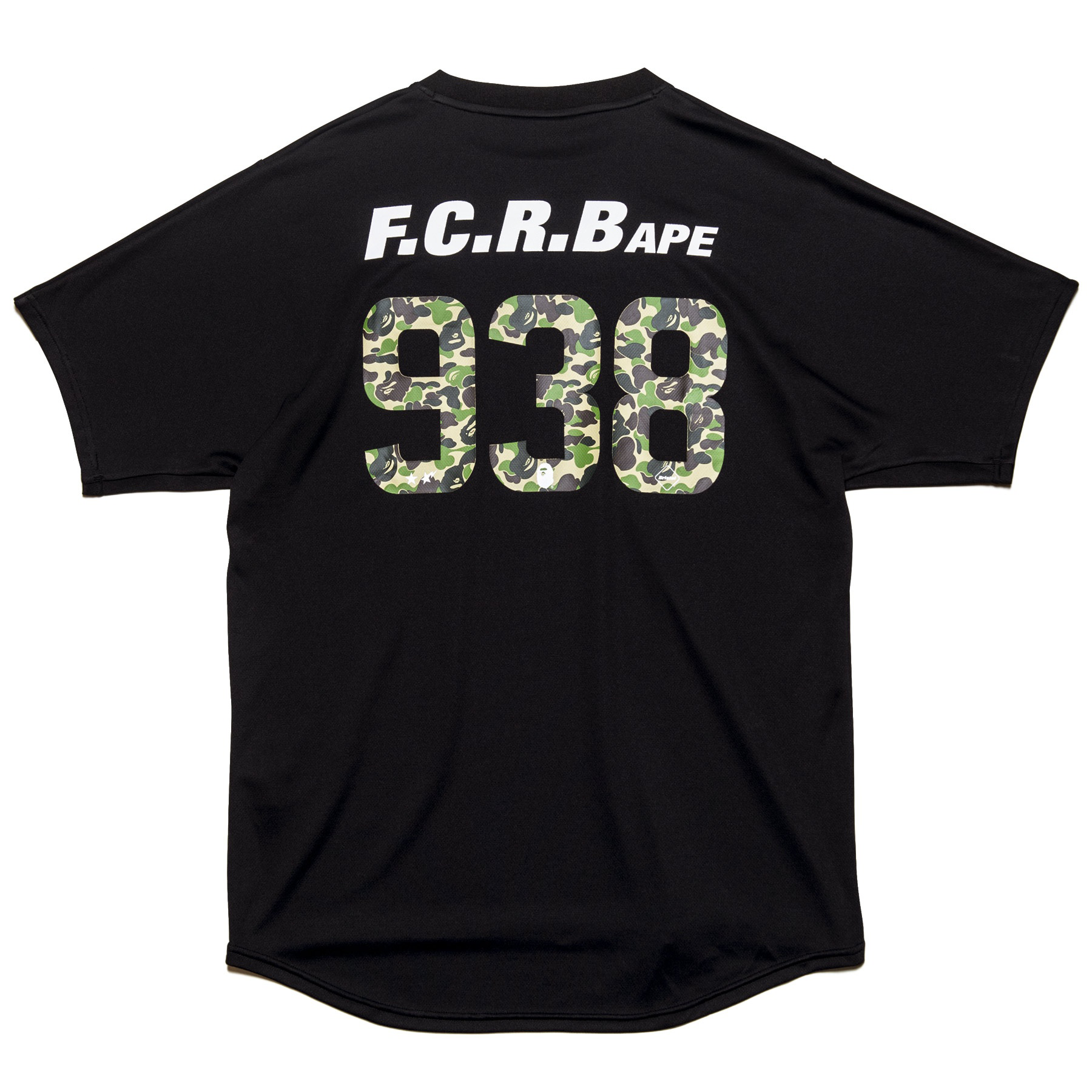 セット割F.C.R.BAPE FCRB 938 TEAM TEE L BLACK 黒 Tシャツ/カットソー(半袖/袖なし)