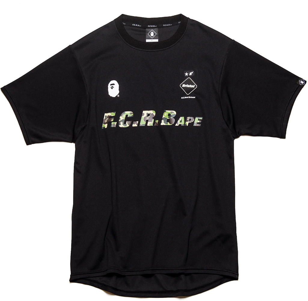 エイプ BAPE x F.C.R.B. 938 Tシャツ 黒  新品未使用