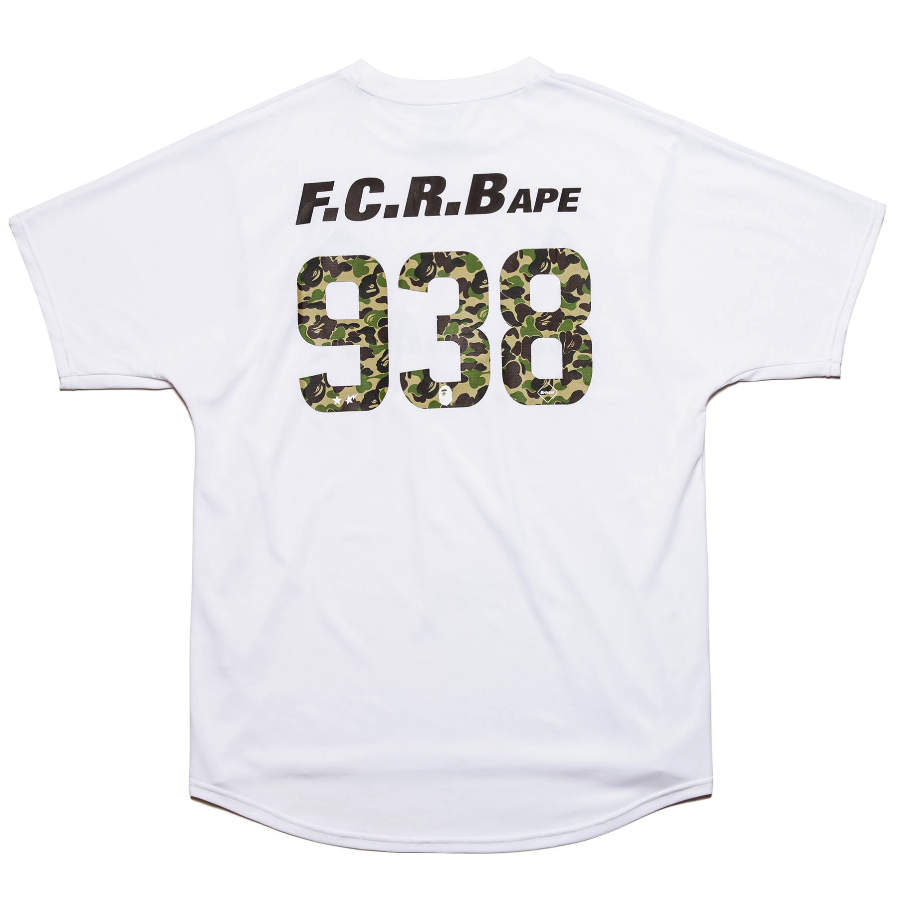 BAPE x F.C.R.B. 938 Team Tee White Men's - SS19 - US