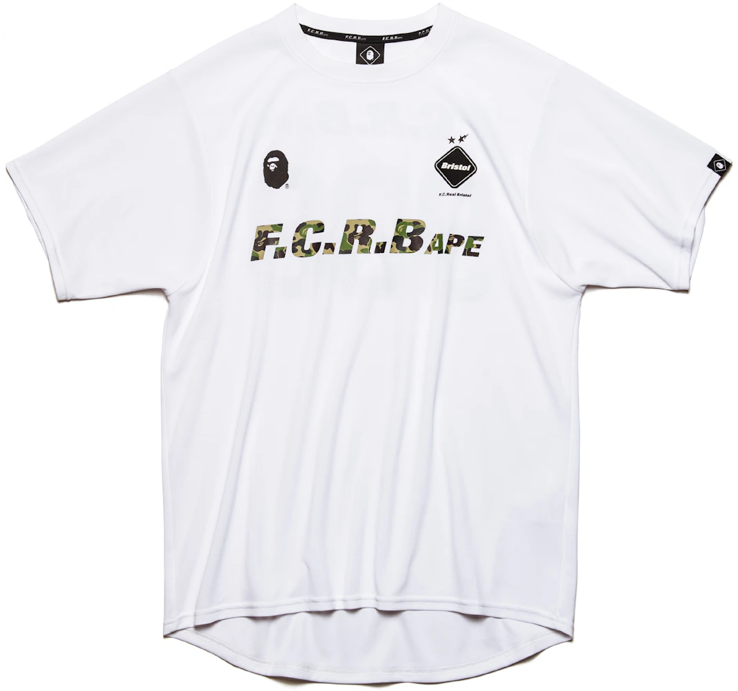 F.C.R.BAPE FCRB 938 TEAM TEE WHITE L