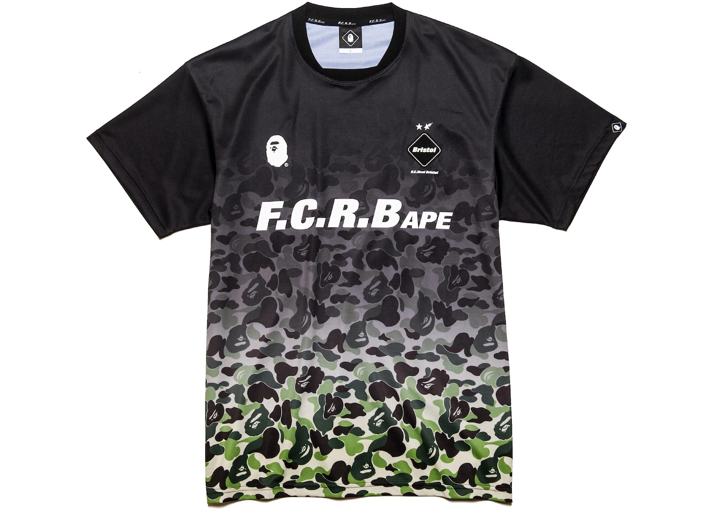 BAPE x F.C.R.B. Game Shirt Black