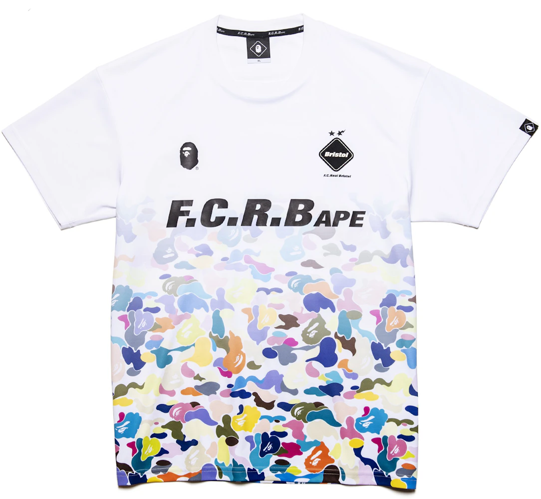 BAPE x F.C.R.B. Game Shirt White Men's - SS19 - US