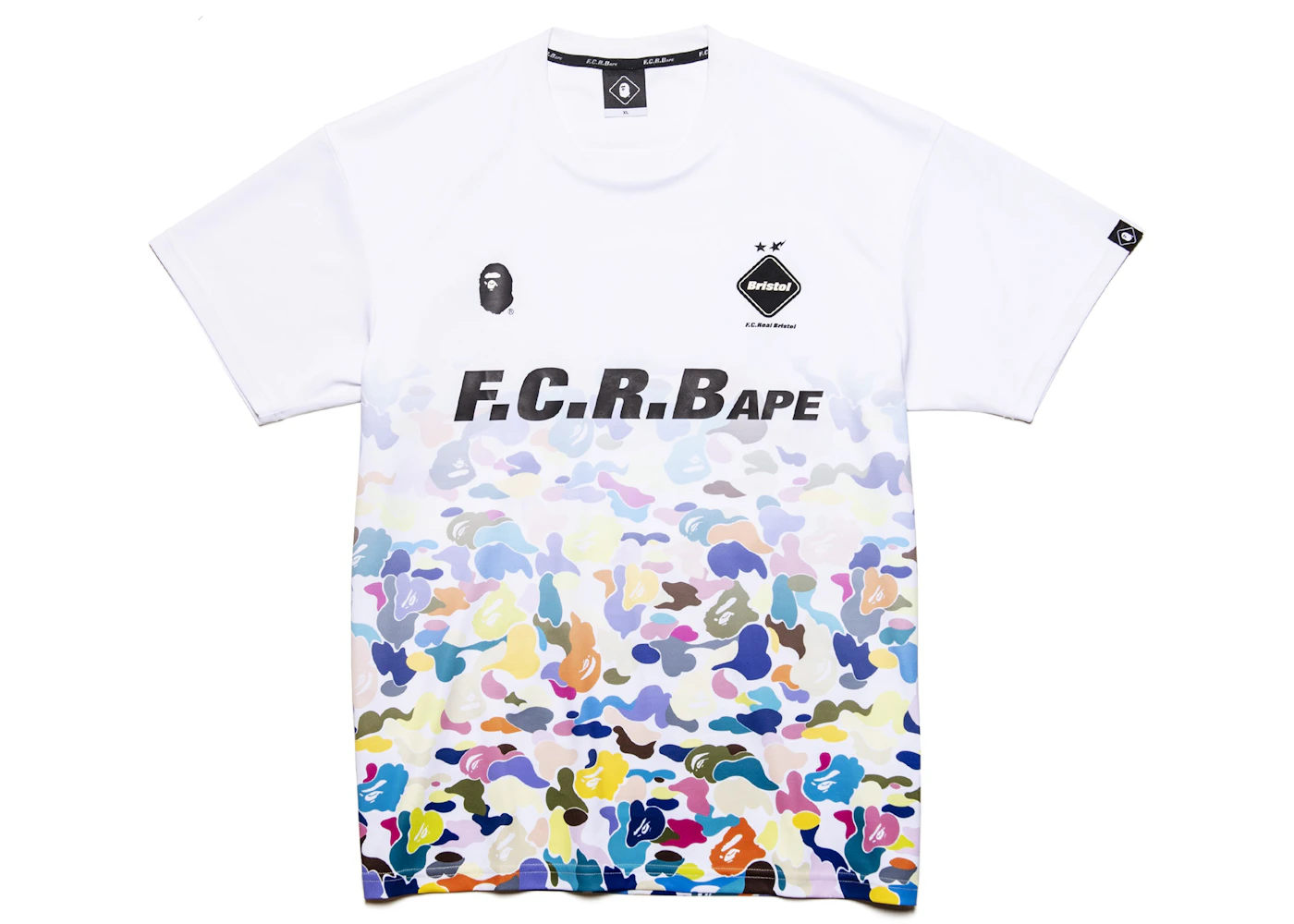 BAPE x F.C.R.B. Game Shirt White - SS19 - US