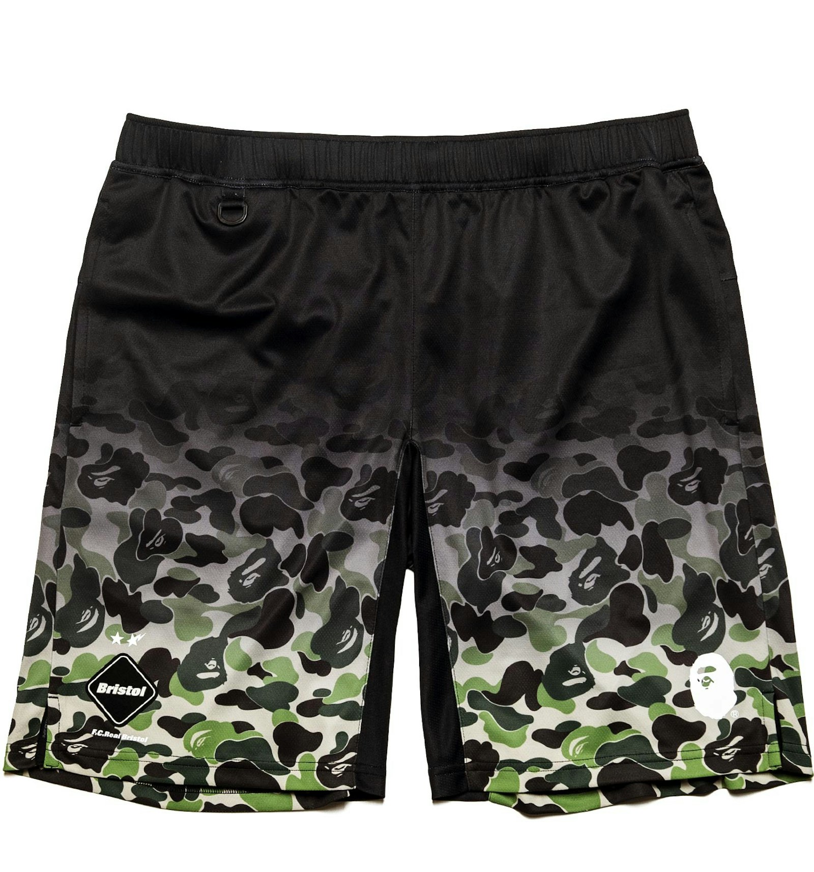 BAPE x F.C.R.B. Game Shorts Black