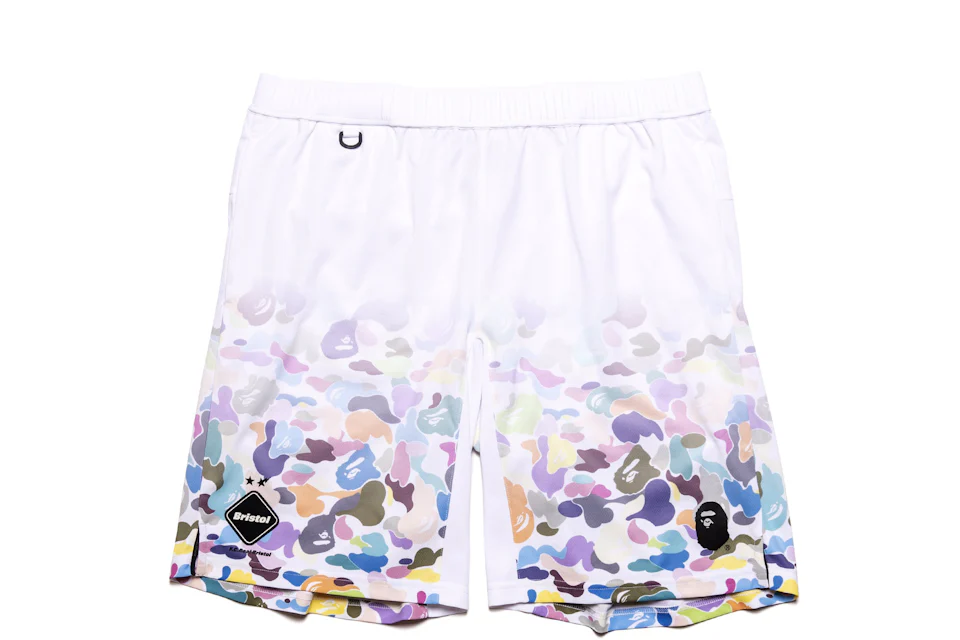 White 2024 bape shorts