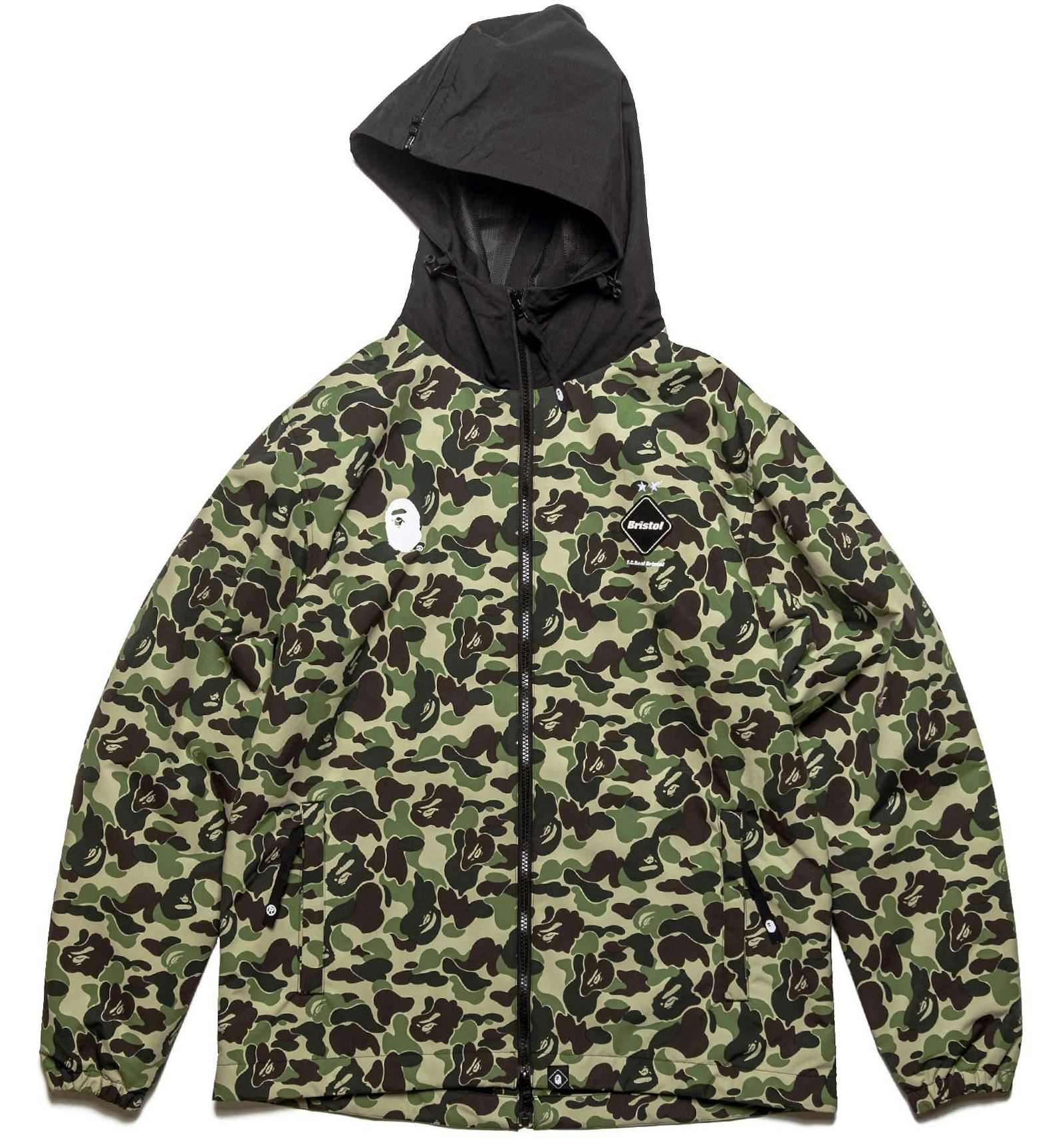 BAPE x F.C.R.B. Seperate Practice Jacket Camo