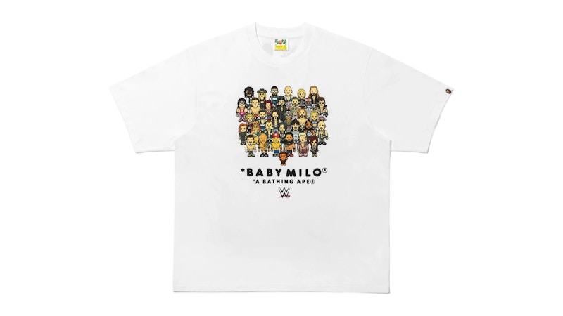 BAPE x Fanatics x WWE Wrestlers Baby Milo Relaxed Fit Tee White