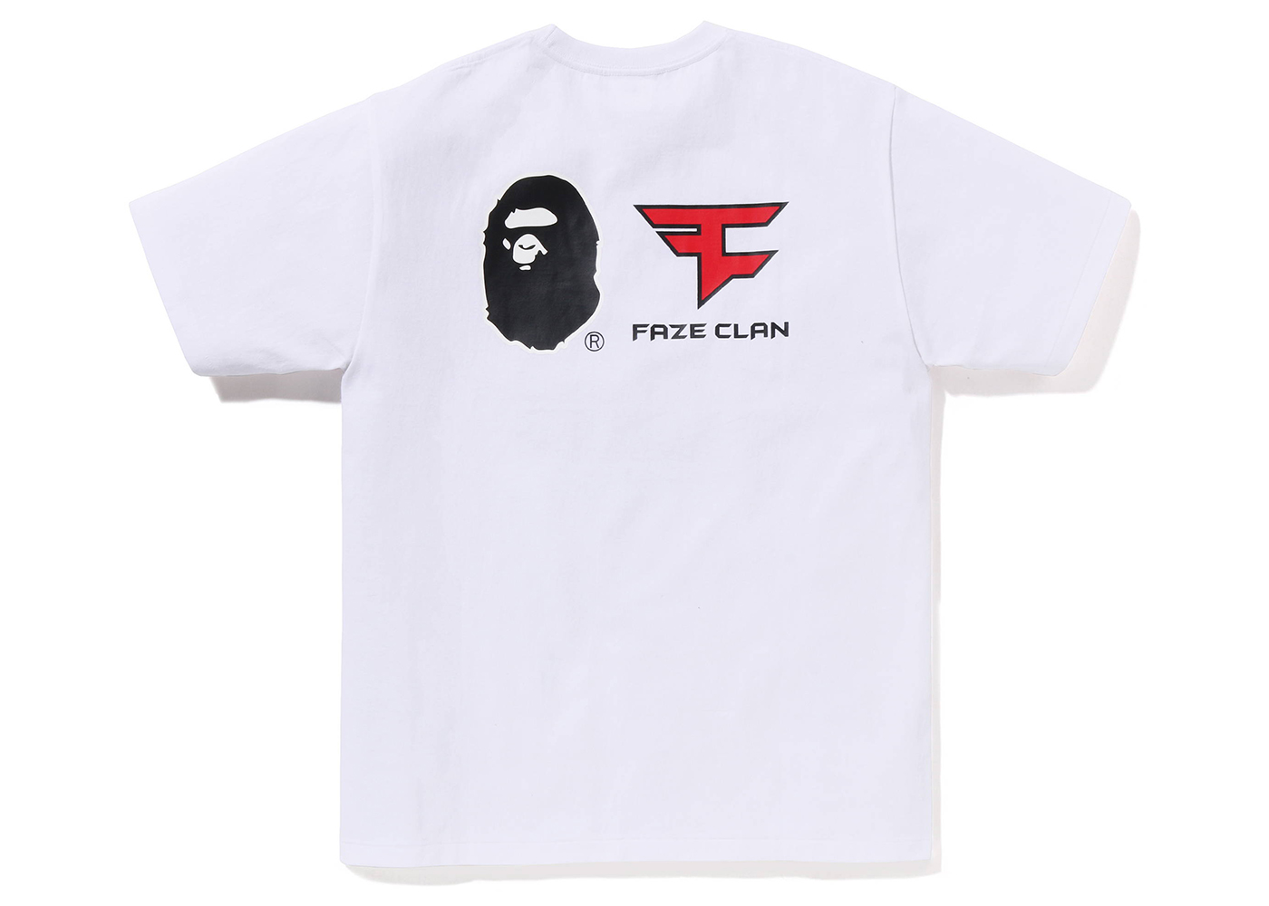 BAPE x Faze Clan Tee White Men's - SS23 - US