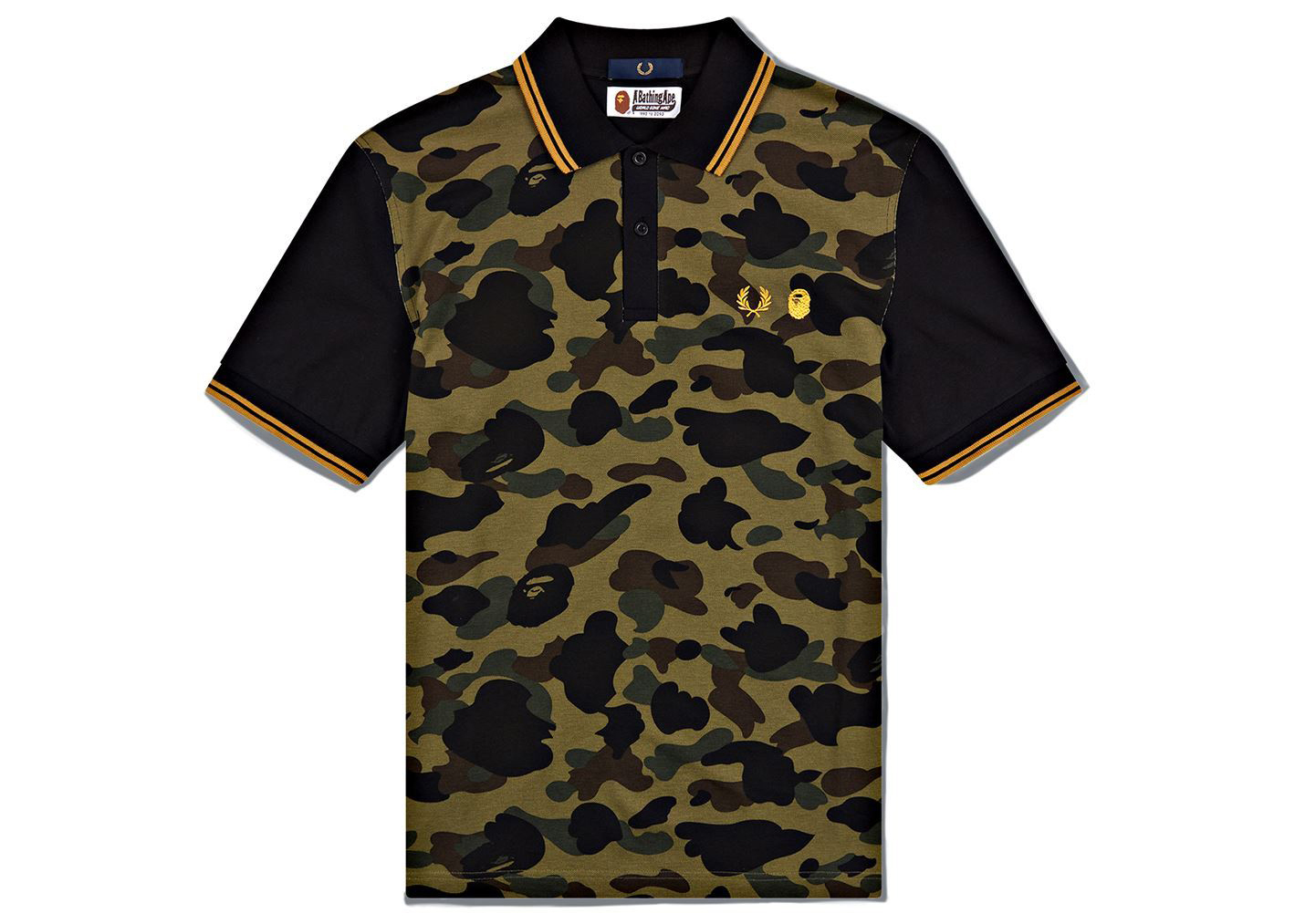 BAPE x Fred Perry Polo Shirt Green Men's - SS21 - US