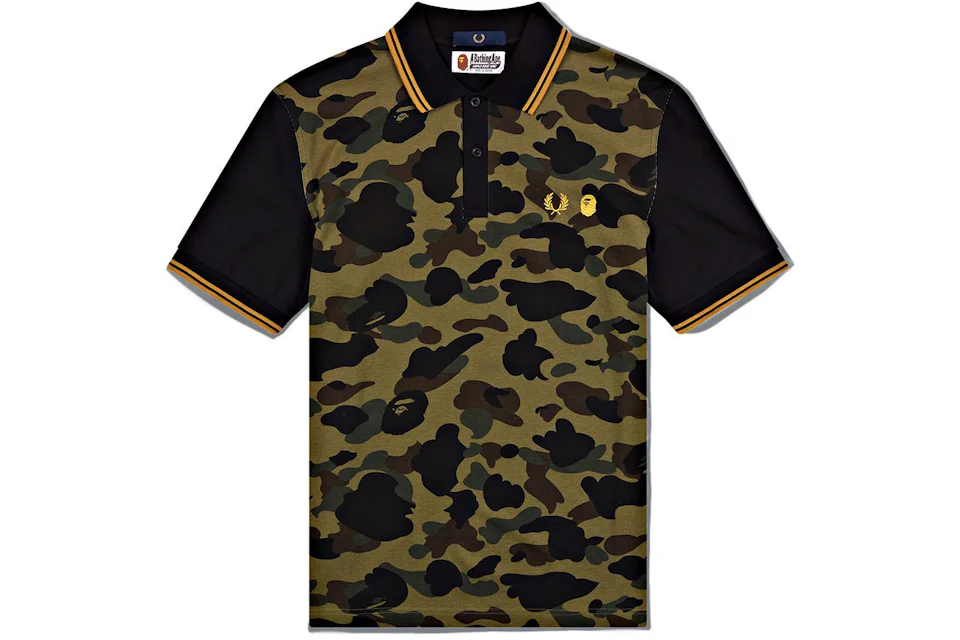 BAPE x Fred Perry Polo Shirt Green - SS21 Men's - US