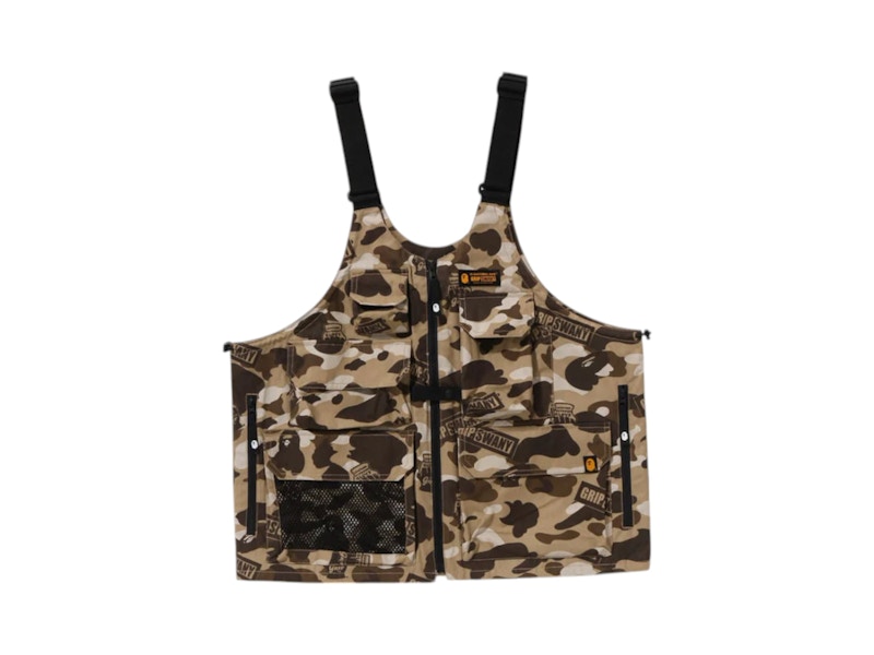 BAPE x Grip Swany GR Camo Fireproof Gear Bag Vest Beige Men's