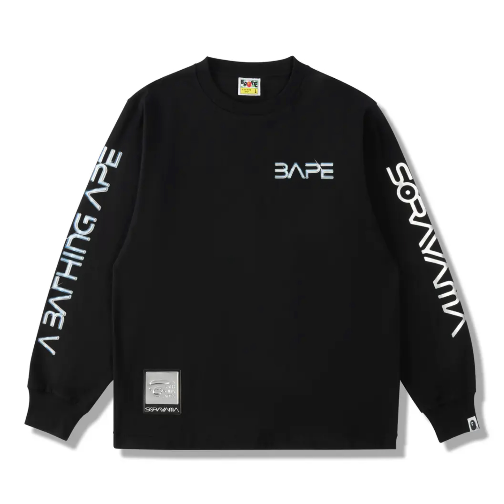 BAPE x Hajime Sorayama Logo L/S Tee Black