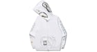 BAPE x Hajime Sorayama Shark Full Zip Hoodie White