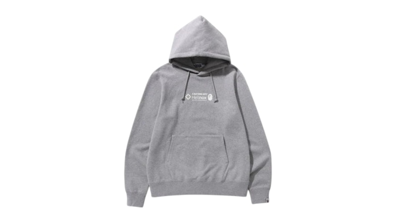 Pre-owned Bape X Helinox Pullover Hoodie In Gray