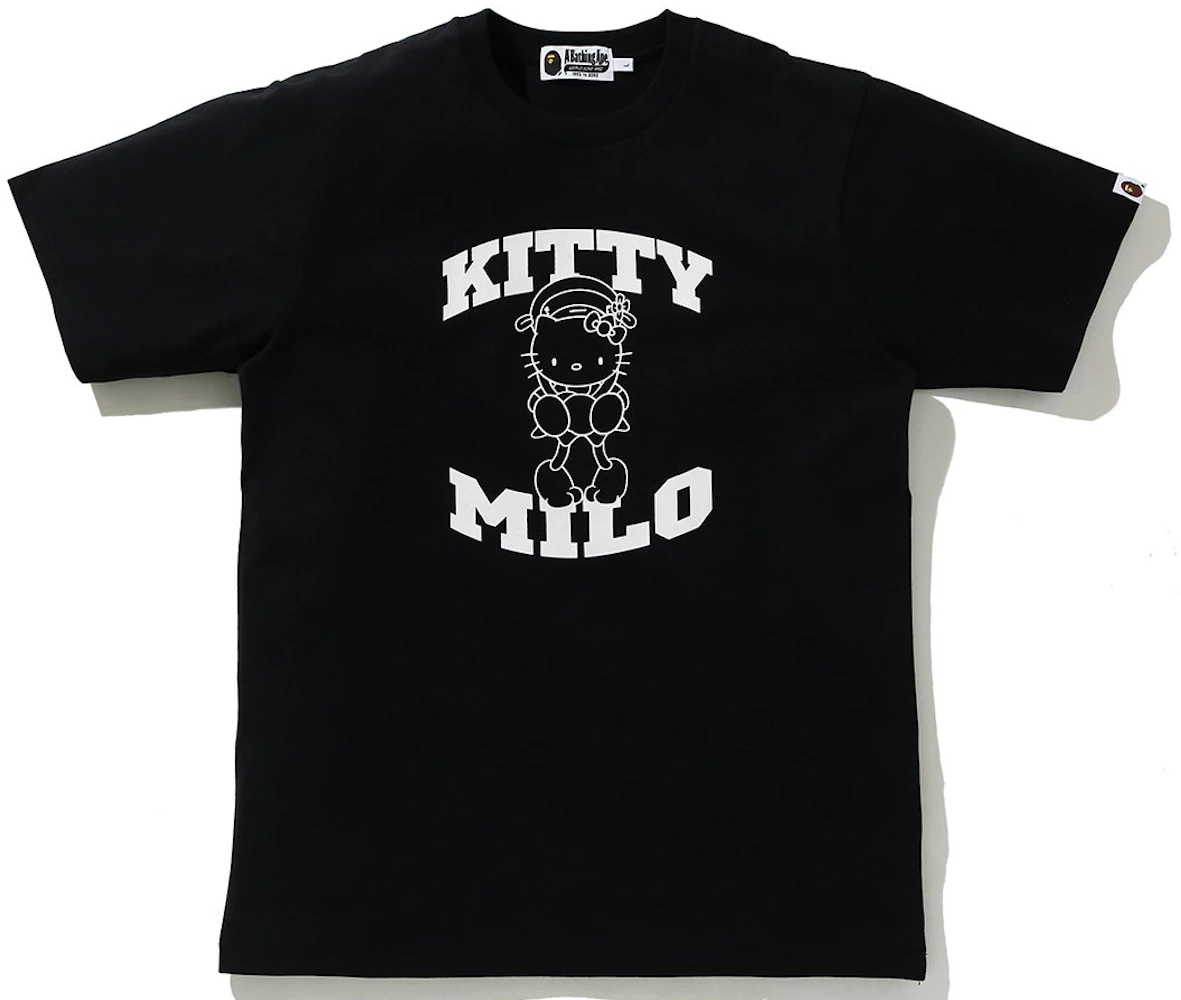 BAPE x Hello Kitty Baby Milo 1 Tee Black Men's - SS21 - US