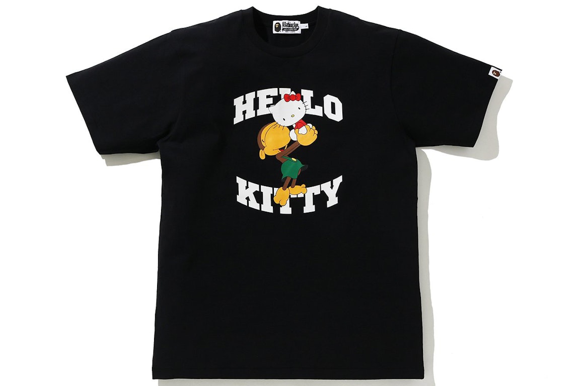 Pre-owned Bape X Hello Kitty Baby Milo 2 Tee Black